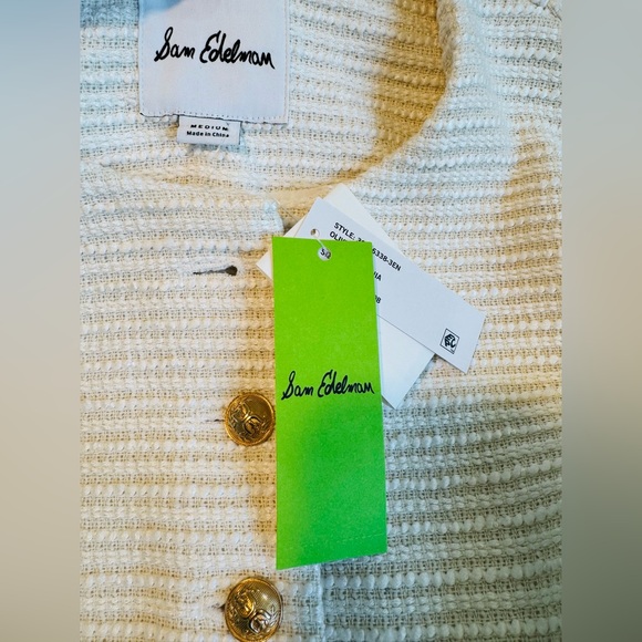 Sam Edelman Cream Textured Blazer NWT - Picture 8 of 11